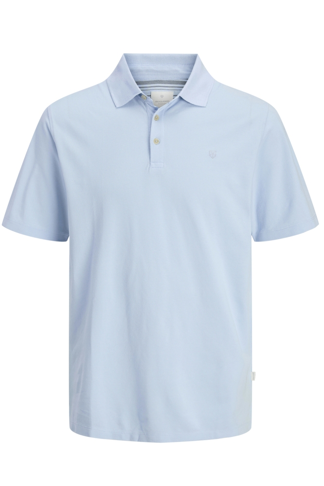 JPRBLUWILLIAM WASH SS POLO SN 12257315 CHAMBRAY BLUE